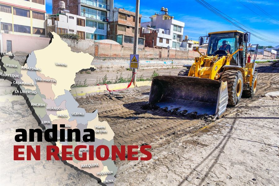 Andina en Regiones: inicia asfaltado de avenida Metropolitana afectada por desborde